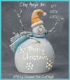 Lg. Plain Snowman Scarf Right